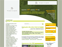 Tablet Screenshot of collection-du-monde.com
